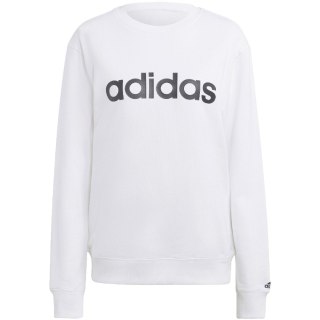 Bluza damska adidas Essentials Linear French Terry biała IC6879