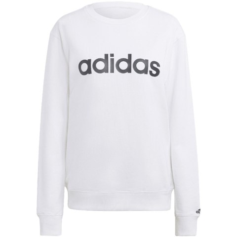Bluza damska adidas Essentials Linear French Terry biała IC6879 Bluza damska adidas Essentials Linear French Terry biała IC6879