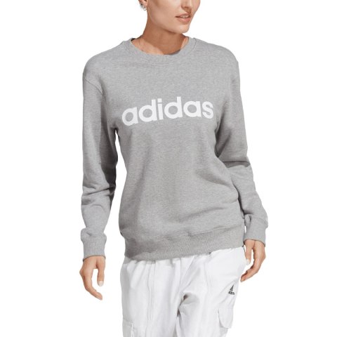 Bluza damska adidas Essentials Linear French Terry szara IC6880 Bluza damska adidas Essentials Linear French Terry szara IC6880