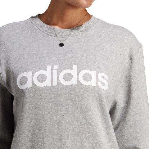 Bluza damska adidas Essentials Linear French Terry szara IC6880 Bluza damska adidas Essentials Linear French Terry szara IC6880