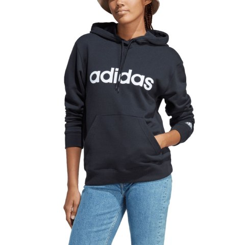 Bluza damska adidas Essentials Linear czarna IC4426 Bluza damska adidas Essentials Linear czarna IC4426