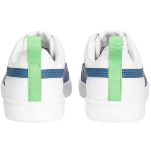 Buty dla dzieci Puma Rickie Jr biało-niebieskie 384311 14 Buty dla dzieci Puma Rickie Jr biało-niebieskie 384311 14