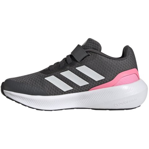 Buty dla dzieci adidas RunFalcon 3.0 EL K szaro-różowe HP5873 Buty dla dzieci adidas RunFalcon 3.0 EL K szaro-różowe HP5873