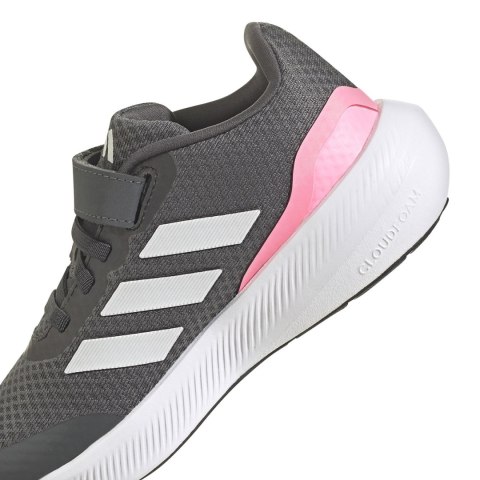 Buty dla dzieci adidas RunFalcon 3.0 EL K szaro-różowe HP5873 Buty dla dzieci adidas RunFalcon 3.0 EL K szaro-różowe HP5873