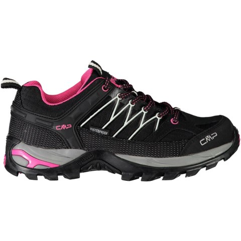 Buty trekkingowe damskie CMP Rigel Low WP czarno-różowe 3Q5445661UE Buty trekkingowe damskie CMP Rigel Low WP czarno-różowe 3Q5445661UE