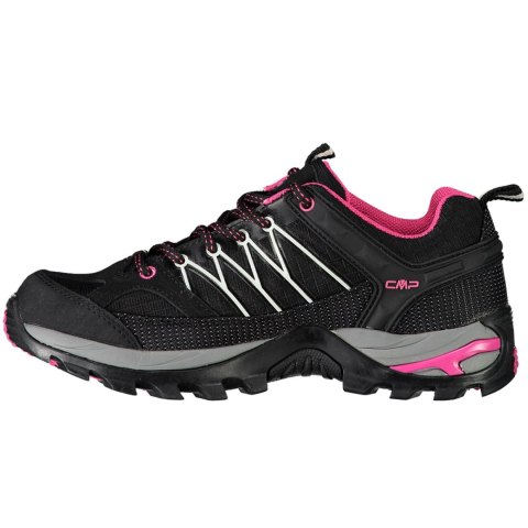 Buty trekkingowe damskie CMP Rigel Low WP czarno-różowe 3Q5445661UE Buty trekkingowe damskie CMP Rigel Low WP czarno-różowe 3Q5445661UE