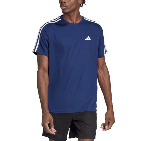 Koszulka męska adidas Train Essentials 3-Stripes Training Tee granatowa IB8152 Koszulka męska adidas Train Essentials 3-Stripes Training Tee granatowa IB8152