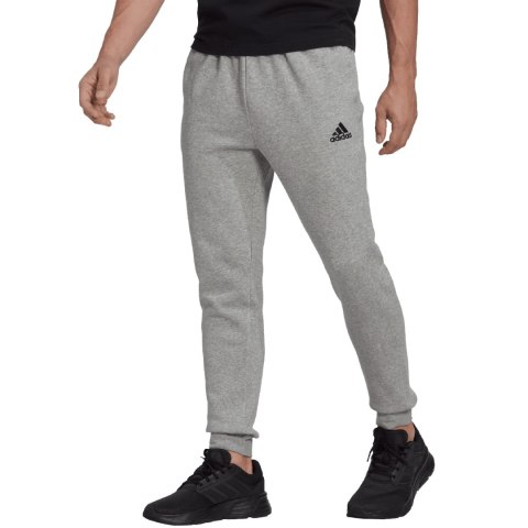 Spodnie męskie adidas Essentials Fleece Tapered szare HL2230 Spodnie męskie adidas Essentials Fleece Tapered szare HL2230