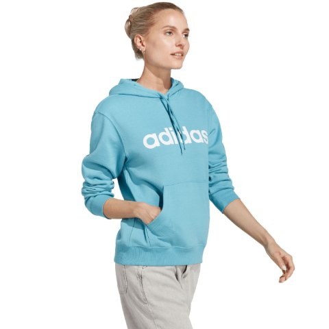 Bluza damska adidas Essentials Linear błękitna IC6886 Bluza damska adidas Essentials Linear błękitna IC6886