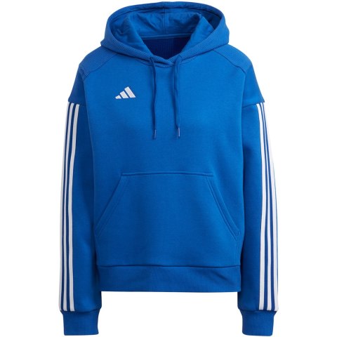 Bluza damska adidas Tiro 23 Competition Cotton Hoodie niebieska IC4617 Bluza damska adidas Tiro 23 Competition Cotton Hoodie niebieska IC4617