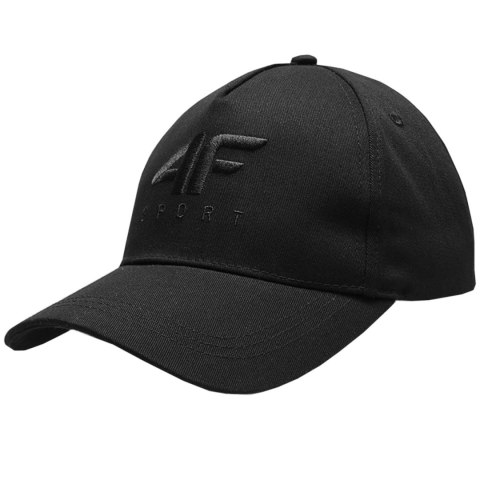 Czapka z daszkiem damska 4F F116 głęboka czerń 4FSS23ACABF116 20S Czapka z daszkiem damska 4F F116 głęboka czerń 4FSS23ACABF116 20S