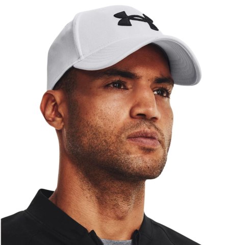 Czapka z daszkiem męska Under Armour Blitzing biała 1376700 100 Czapka z daszkiem męska Under Armour Blitzing biała 1376700 100