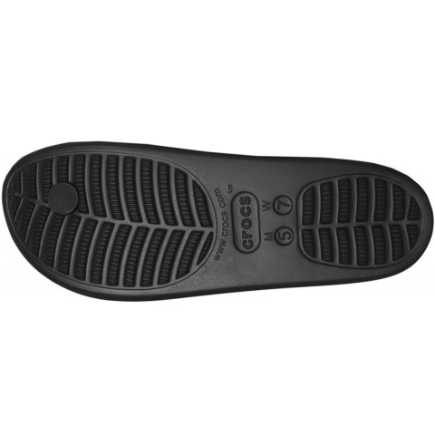 Klapki damskie Crocs Baya Platform czarne 208395 001 Klapki damskie Crocs Baya Platform czarne 208395 001