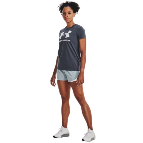 Koszulka damska Under Armour Live Sportstyle Graphic SSC szara 1356305 044 Koszulka damska Under Armour Live Sportstyle Graphic SSC szara 1356305 044