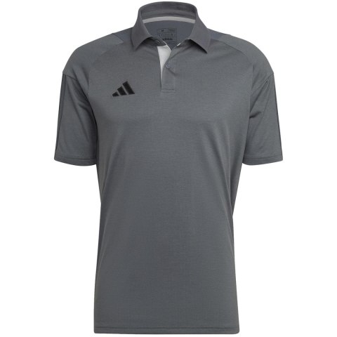 Koszulka męska adidas Tiro 23 Competition Polo szara HU1344 Koszulka męska adidas Tiro 23 Competition Polo szara HU1344
