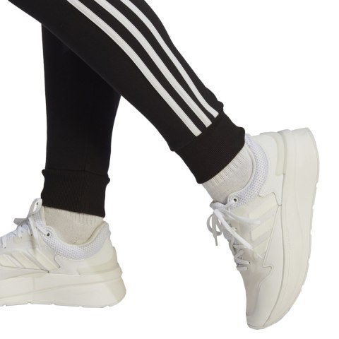 Spodnie damskie adidas Essentials 3-Stripes French Terry Cuffed czarne IC8770 Spodnie damskie adidas Essentials 3-Stripes French Terry Cuffed czarne IC8770