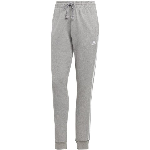 Spodnie damskie adidas Essentials 3-Stripes French Terry Cuffed szare IC9922 Spodnie damskie adidas Essentials 3-Stripes French Terry Cuffed szare IC9922
