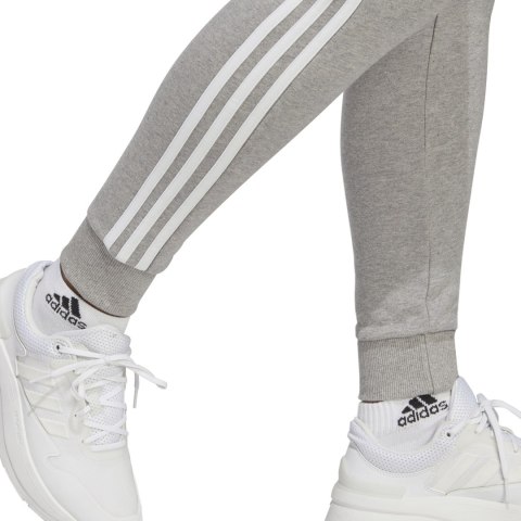 Spodnie damskie adidas Essentials 3-Stripes French Terry Cuffed szare IC9922 Spodnie damskie adidas Essentials 3-Stripes French Terry Cuffed szare IC9922