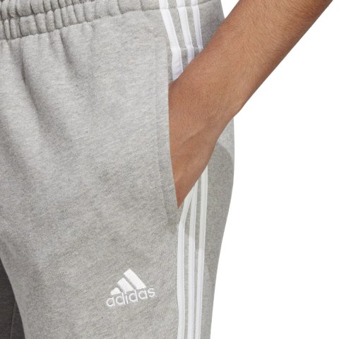 Spodnie damskie adidas Essentials 3-Stripes French Terry Cuffed szare IC9922 Spodnie damskie adidas Essentials 3-Stripes French Terry Cuffed szare IC9922