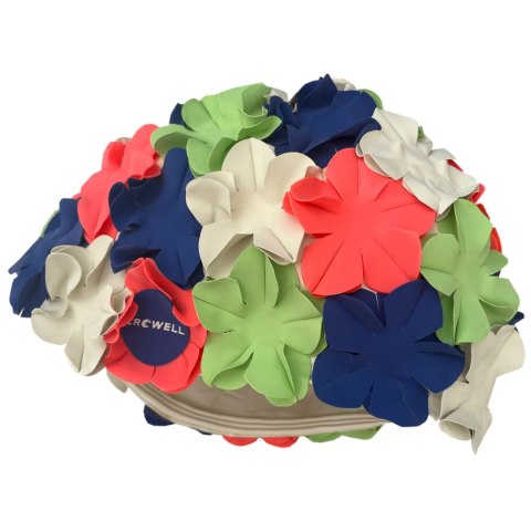 Czepek pływacki Crowell Kwiaty Flower kolorowy kol.5 Czepek pływacki Crowell Kwiaty Flower kolorowy kol.5
