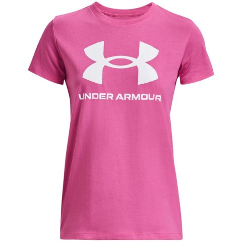 Koszulka damska Under Armour Live Sportstyle Graphic SSC różowa 1356305 659 Koszulka damska Under Armour Live Sportstyle Graphic SSC różowa 1356305 659