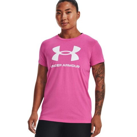 Koszulka damska Under Armour Live Sportstyle Graphic SSC różowa 1356305 659 Koszulka damska Under Armour Live Sportstyle Graphic SSC różowa 1356305 659