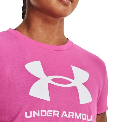 Koszulka damska Under Armour Live Sportstyle Graphic SSC różowa 1356305 659 Koszulka damska Under Armour Live Sportstyle Graphic SSC różowa 1356305 659