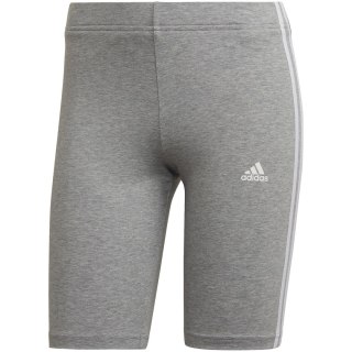 Spodenki damskie adidas Essentials 3-Stripes Bike szare HF5956