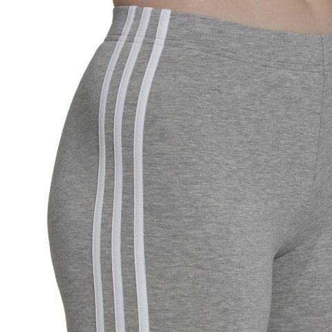 Spodenki damskie adidas Essentials 3-Stripes Bike szare HF5956 Spodenki damskie adidas Essentials 3-Stripes Bike szare HF5956