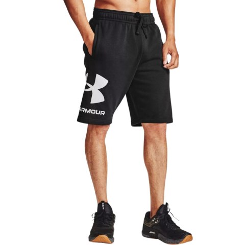 Spodenki męskie Under Armour Rival FLC Big Logo Shorts czarne 1357118 001 Spodenki męskie Under Armour Rival FLC Big Logo Shorts czarne 1357118 001