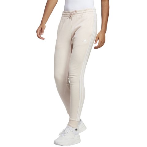 Spodnie damskie adidas Essentials 3-Stripes French Terry Cuffed kremowe IC9924 Spodnie damskie adidas Essentials 3-Stripes French Terry Cuffed kremowe IC9924