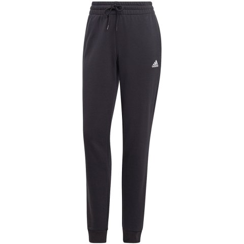 Spodnie damskie adidas Essentials Linear French Terry Cuffed czarne IC6868 Spodnie damskie adidas Essentials Linear French Terry Cuffed czarne IC6868