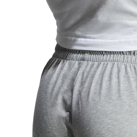 Spodnie męskie adidas Essentials Single Jersey Tapered Open Hem 3-Stripes szare IC0046 Spodnie męskie adidas Essentials Single Jersey Tapered Open Hem 3-Stripes szare IC0046