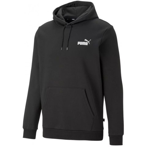 Bluza męska Puma ESS+ 2 Col Small Logo Hoodie FL czarna 674471 61 Bluza męska Puma ESS+ 2 Col Small Logo Hoodie FL czarna 674471 61