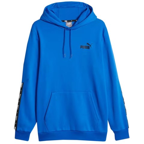 Bluza męska Puma ESS+ Tape Hoodie FL niebieska 849040 47 Bluza męska Puma ESS+ Tape Hoodie FL niebieska 849040 47