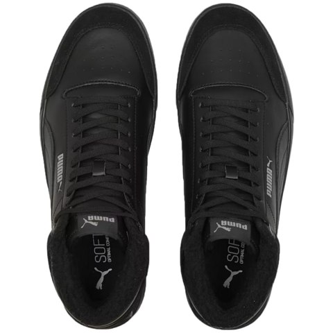 Buty męskie Puma Shuffle Mid Fur czarne 387609 01 Buty męskie Puma Shuffle Mid Fur czarne 387609 01