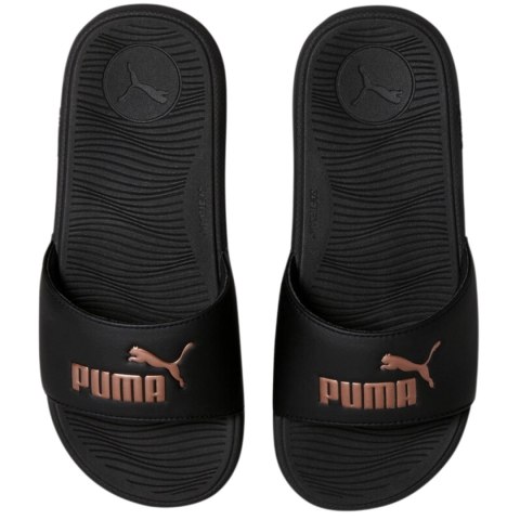 Klapki damskie Puma Cool Cat 2.0 czarno-złote 389108 02 Klapki damskie Puma Cool Cat 2.0 czarno-złote 389108 02
