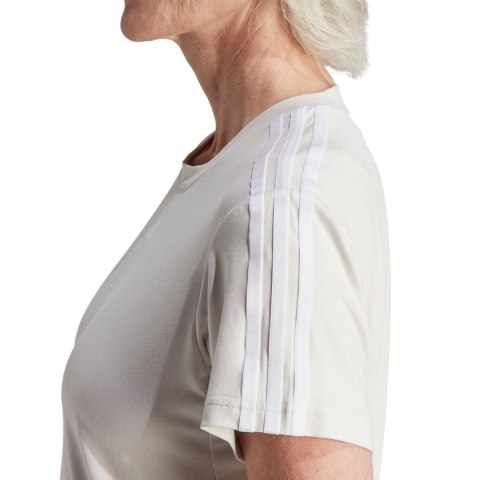 Koszulka damska adidas Aeroready Train Essentials 3-Stripes Tee beżowa HZ5681 Koszulka damska adidas Aeroready Train Essentials 3-Stripes Tee beżowa HZ5681