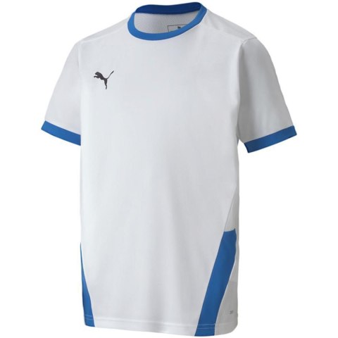 Koszulka dla dzieci Puma teamGOAL 23 Jersey biało-niebieska 704160 12 Koszulka dla dzieci Puma teamGOAL 23 Jersey biało-niebieska 704160 12