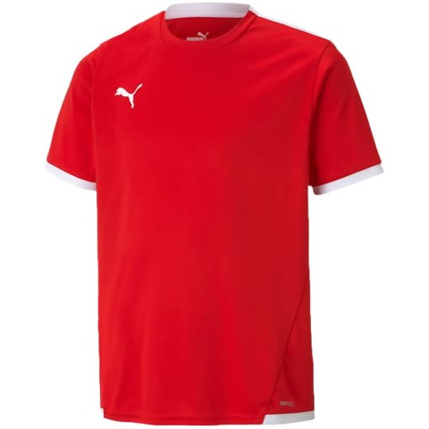Koszulka dla dzieci Puma teamLIGA Jersey czerwona 704925 01 Koszulka dla dzieci Puma teamLIGA Jersey czerwona 704925 01