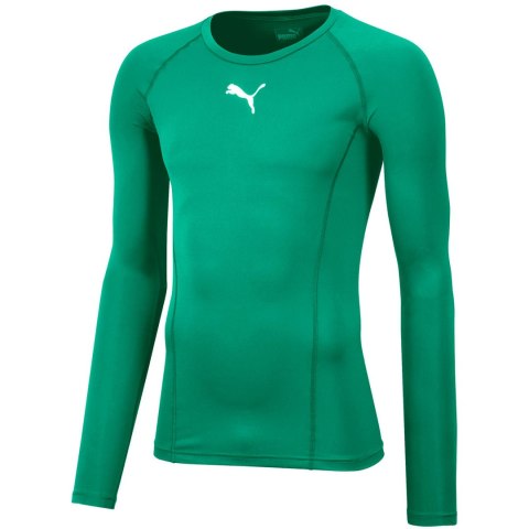 Koszulka męska Puma Liga Baselayer Tee LS zielona 655920 05 Koszulka męska Puma Liga Baselayer Tee LS zielona 655920 05