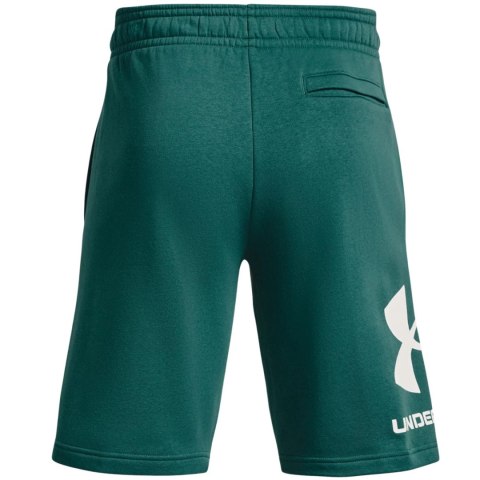 Spodenki męskie Under Armour Rival FLC Big Logo Shorts zielone 1357118 722 Spodenki męskie Under Armour Rival FLC Big Logo Shorts zielone 1357118 722