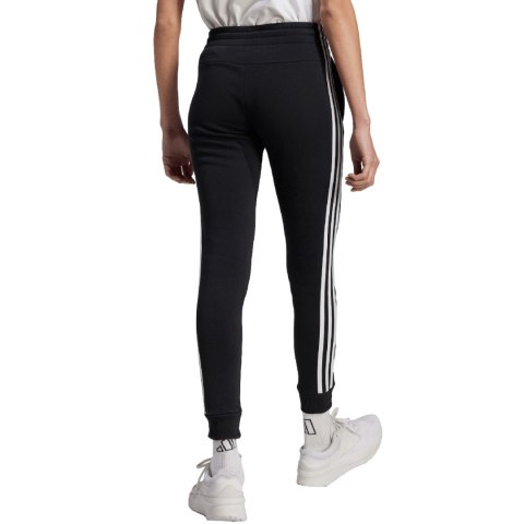 Spodnie damskie adidas Essentials 3-Stripes Fleece czarne HZ5753 Spodnie damskie adidas Essentials 3-Stripes Fleece czarne HZ5753
