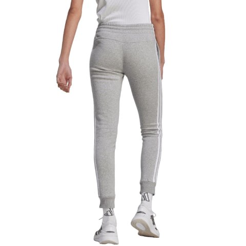 Spodnie damskie adidas Essentials 3-Stripes Fleece szare IL3282 Spodnie damskie adidas Essentials 3-Stripes Fleece szare IL3282