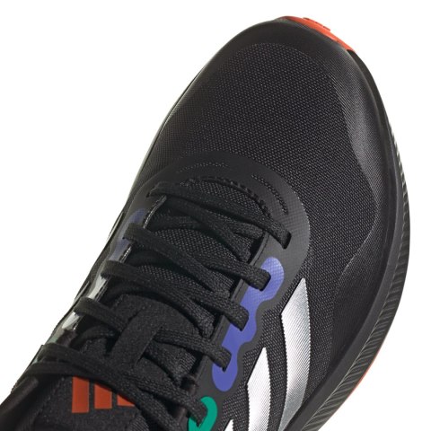 Buty męskie adidas Runfalcon 3 TR czarno-zielono-fioletowe HP7570 Buty męskie adidas Runfalcon 3 TR czarno-zielono-fioletowe HP7570