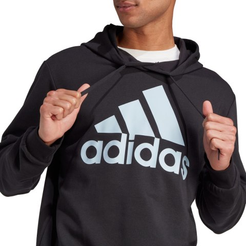 Dres męski adidas Big Logo Terry Track Suit czarny IJ8555 Dres męski adidas Big Logo Terry Track Suit czarny IJ8555