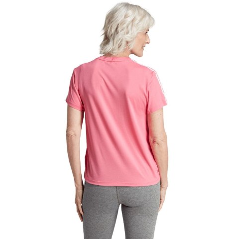 Koszulka damska adidas Aeroready Train Essentials 3-Stripes Tee różowa HZ5688 Koszulka damska adidas Aeroready Train Essentials 3-Stripes Tee różowa HZ5688