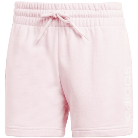 Spodenki damskie adidas Essentials Linear French Terry różowe IC6877 Spodenki damskie adidas Essentials Linear French Terry różowe IC6877