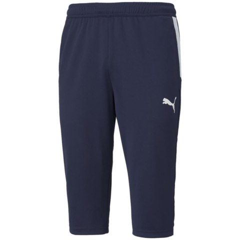 Spodnie męskie Puma teamLIGA Training 3/4 Pants granatowe 657271 06 Spodnie męskie Puma teamLIGA Training 3/4 Pants granatowe 657271 06