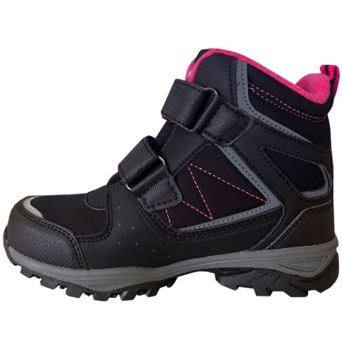Buty dla dzieci Lee Cooper czarno-różowe LCJ-23-01-2061K Buty dla dzieci Lee Cooper czarno-różowe LCJ-23-01-2061K